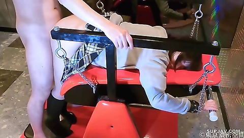 Japanese girl getting her pussy fucked and creampie